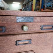 Antique trade furniture - oak filing cabinet - 1930s/40s