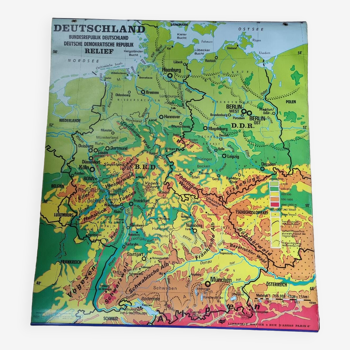 Carte scolaire Allemagne 1979
