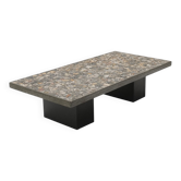 Vintage Dutch Brutalist Stone Coffee Table, 1970s