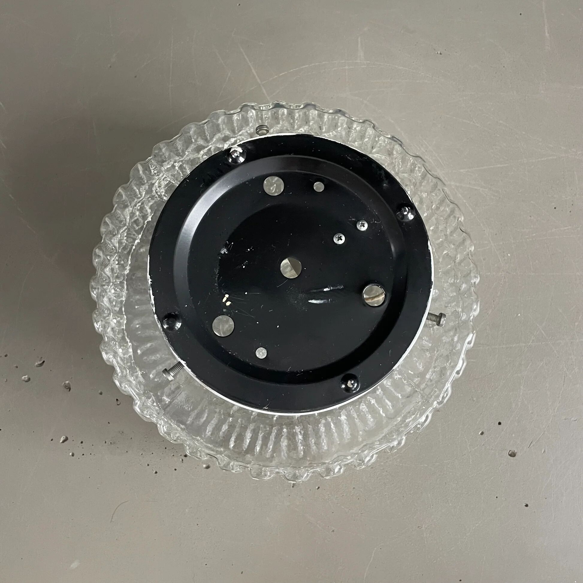 Ceiling light or moulded glass wall light