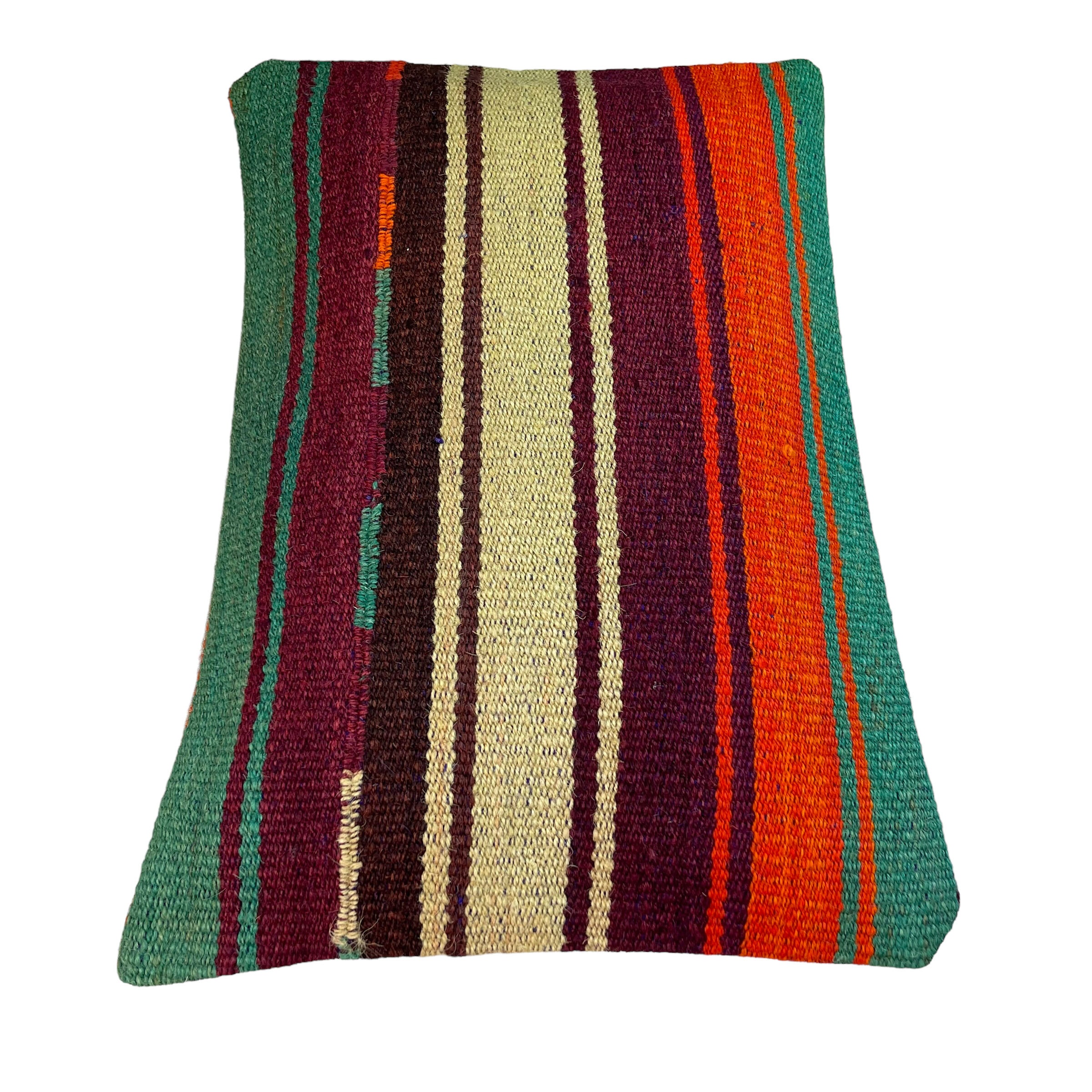 Vintage turkish kilim cushion cover, 30 x 50 cm