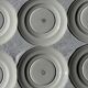 Set of 15 vintage turquoise dinner plates with gold trim and pink flowers D23.