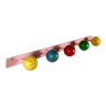 Pink hook with colored balls
