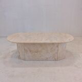 Italian marble coffee table 1980s