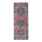 Tapis de couloir turc vintage 101x262 cm