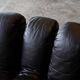 De Sede DS600 snake sofa in black leather by Ueli Berger, Switzerland 1970s