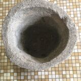 Pair of concrete planters