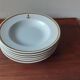 Set of 6 Limoges "marine nationale" soup plates