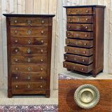 Chiffonnier Restoration XIXth in walnut