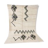 Handmade moroccan berber carpet 253 x 153 cm