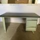 Bureau de direction métallique atal à 3 tiroirs industriel métal 1950