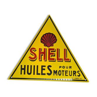 Plaque émaillée shell