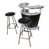 bar "cocktail Tambour" 1/2 lune année 50/60