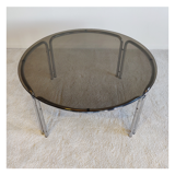 Table basse chromée