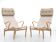 Pair of Scandinavian armchairs model Miranda