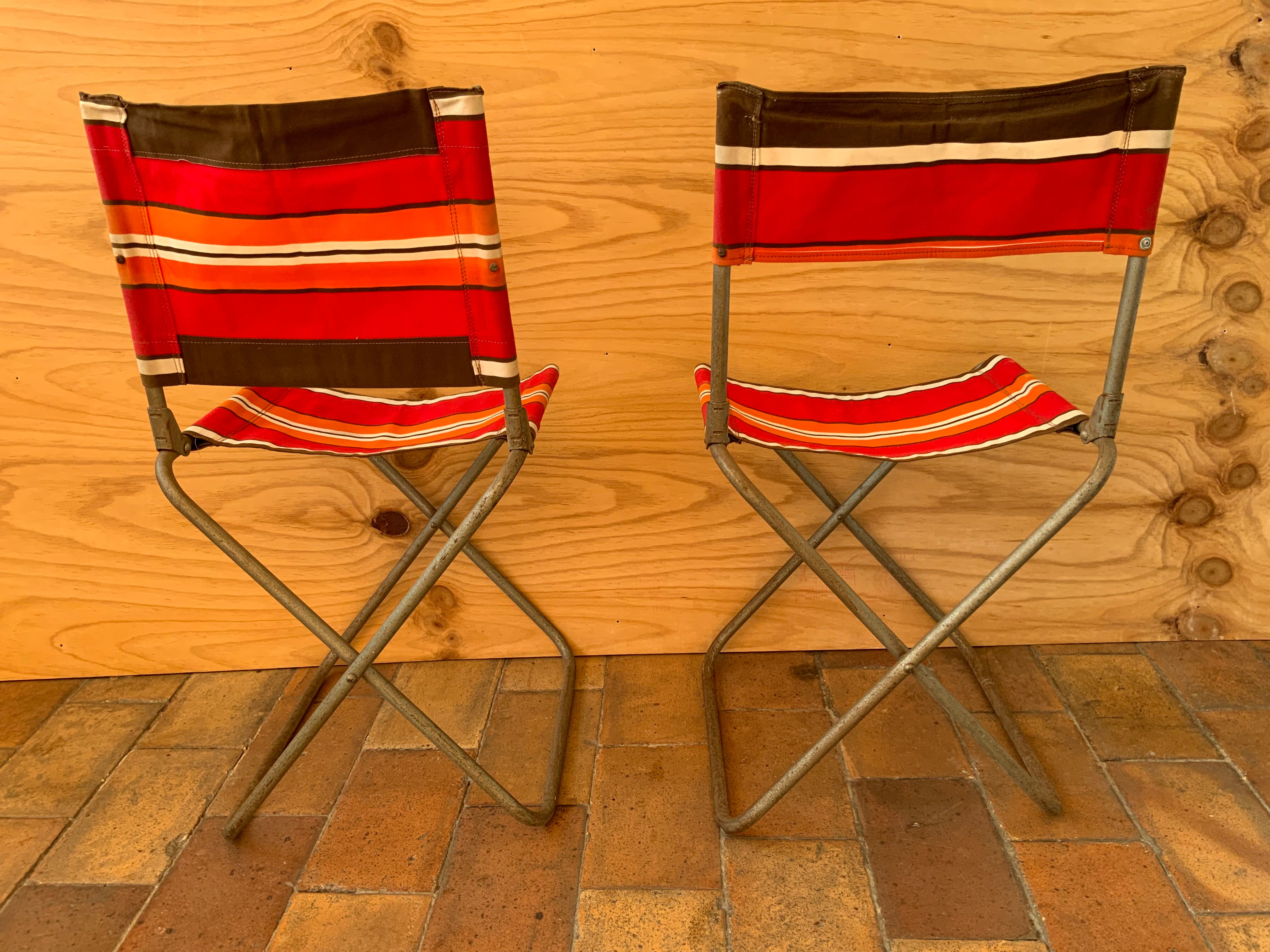 Paire de chaises de camping