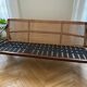 Sofa Series 400 Mid-Century in Teak with Rattan Backrest by Hartmut Lohm