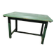 Old green farm table