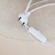 Lampe de table en verre de Murano, translucide, argent, par Carlo Nason, pour Mazzega,