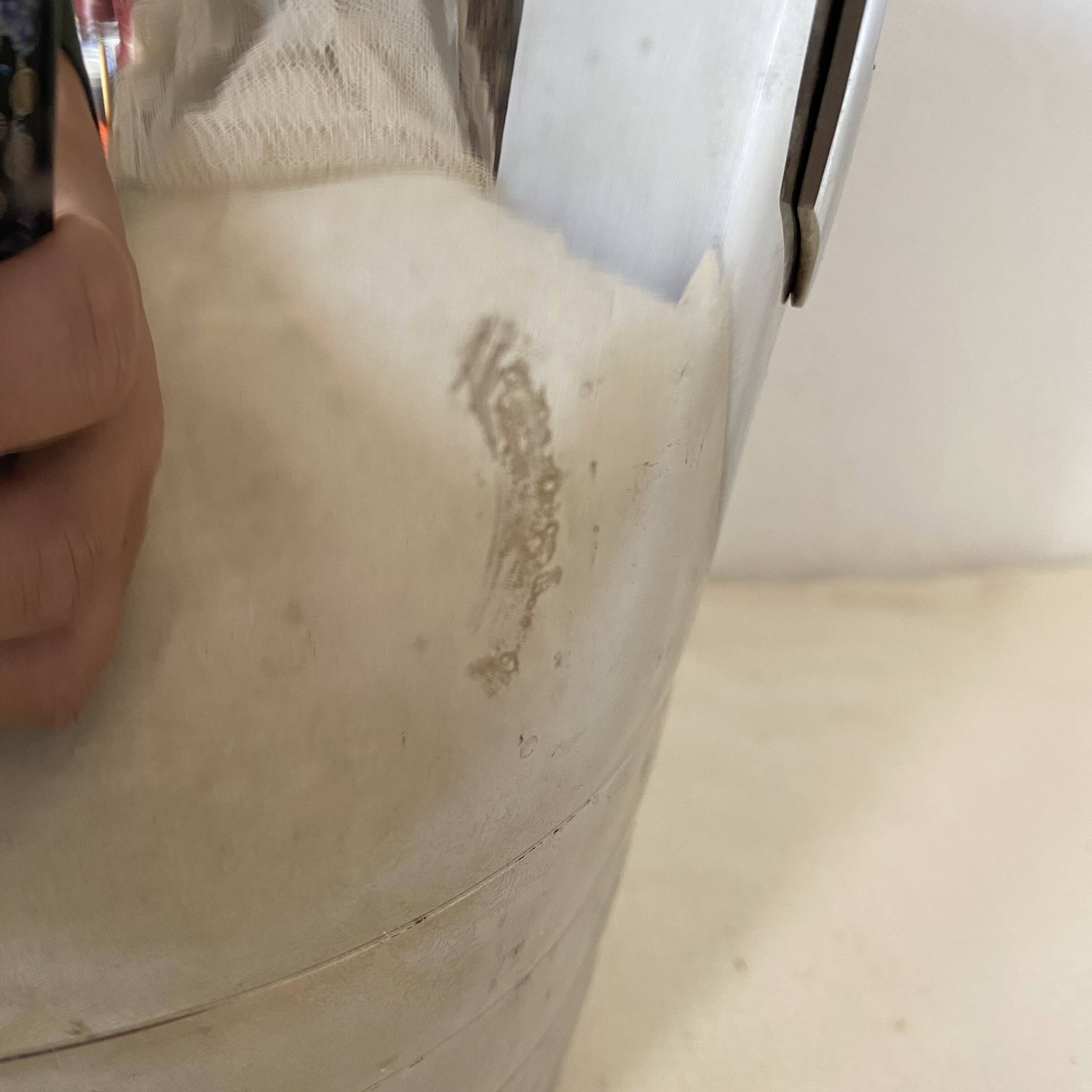 Stainless steel ice bucket