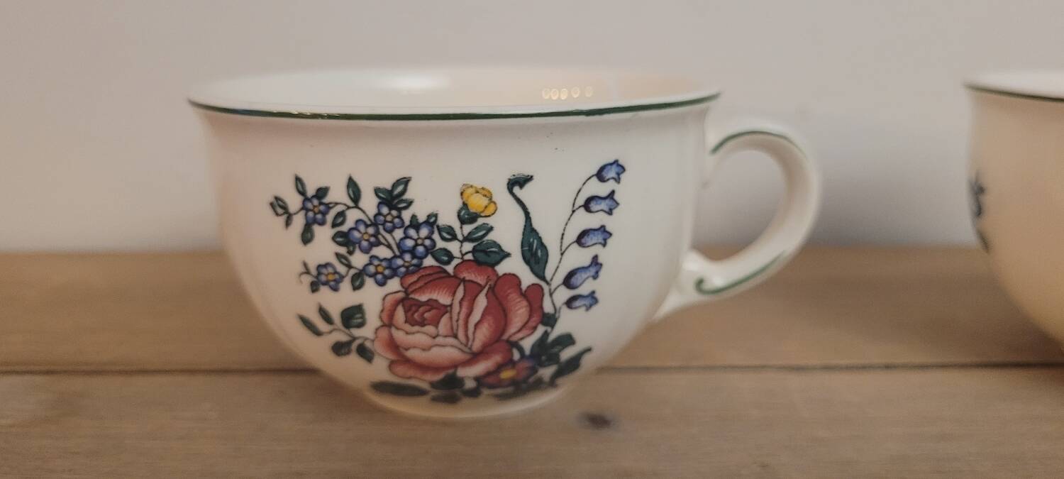 2 tasses Villeroy et Boch