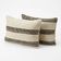 Lot de 2 housses de coussin kilim vintage 36x51 cm