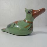 Ancient glazed terracotta mexico bird folk art vintage
