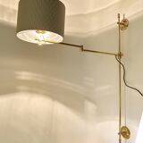 Large Vintage Adjustable Wall Lamp, 1970s