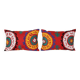 Set of 2 vintage embroidered cushion covers 41x61 cm