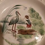 Large deep dish St Amand earthenware