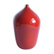 Red glazed ceramic vase by Paco, Belgium 1960s