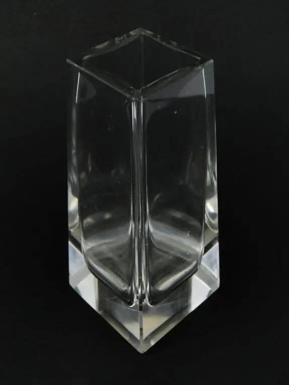 Art Deco vase, crystal, Czechoslovakia, 1930s
