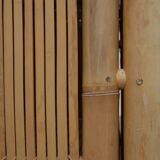 Armoire en bambou et rotin du milieu du siècle, Italie vers 1960