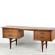 Midcentury Afromosia Desk From A. Younger Designed By John Herbert. Vintage