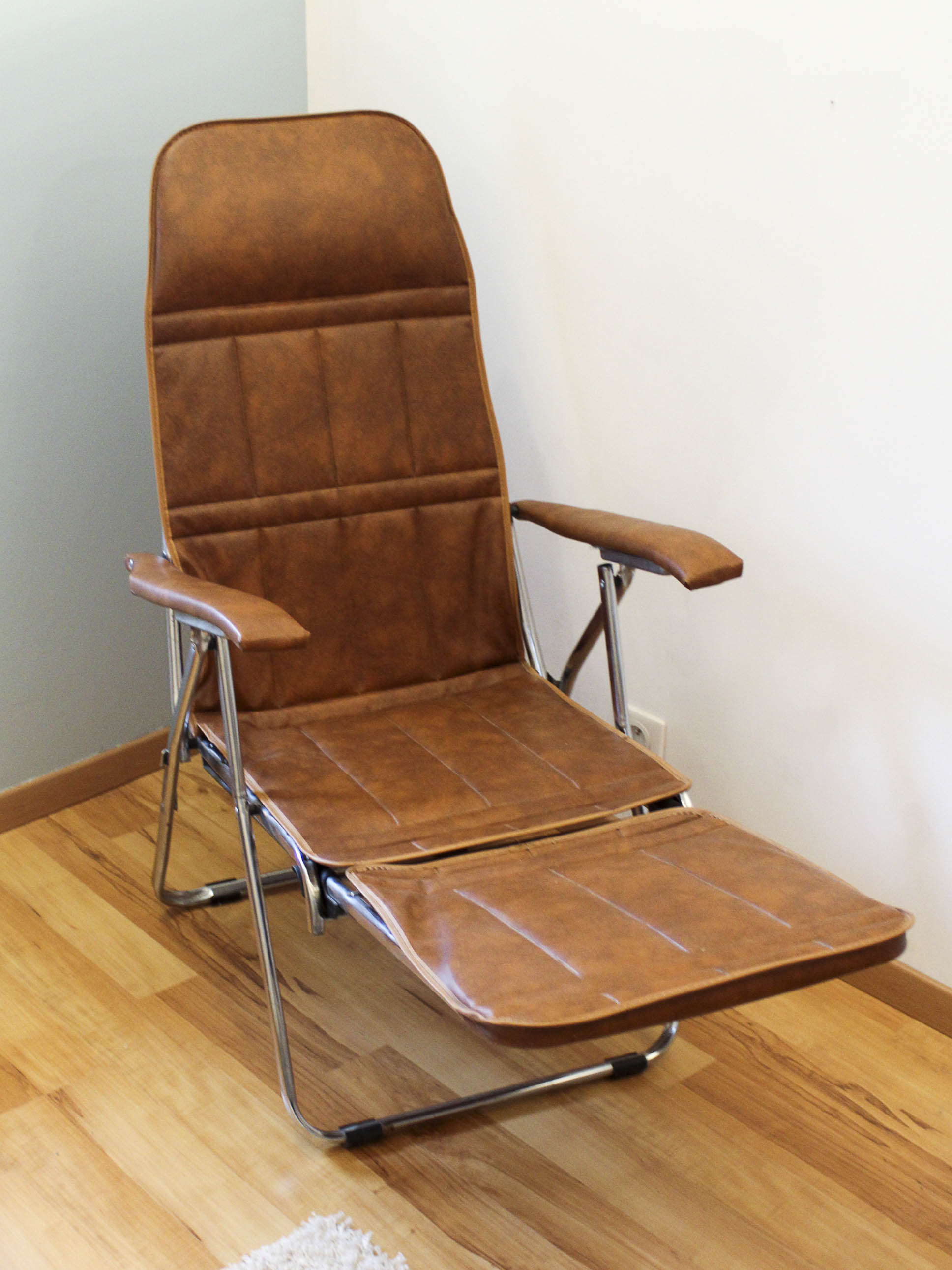 Deck chair Maule Marga Italy 70s