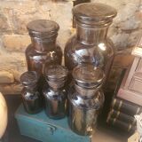 Pots apothicaires lot de 5