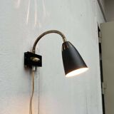 Modern mid-century wall lamp with a swan neck by Aris, Finland, 1950s