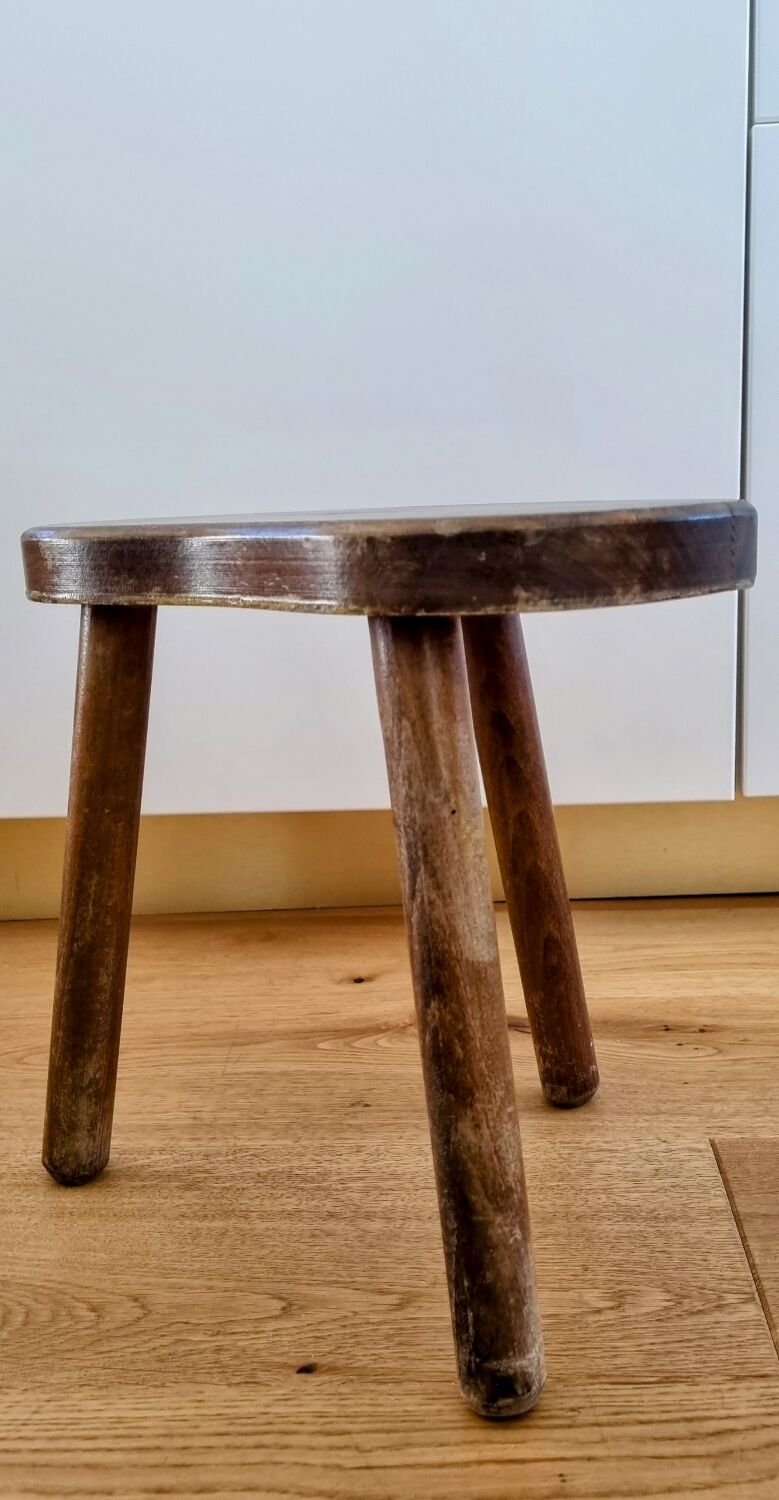 Vintage shepherd tripod stool