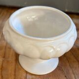 White ceramic bowl on foot