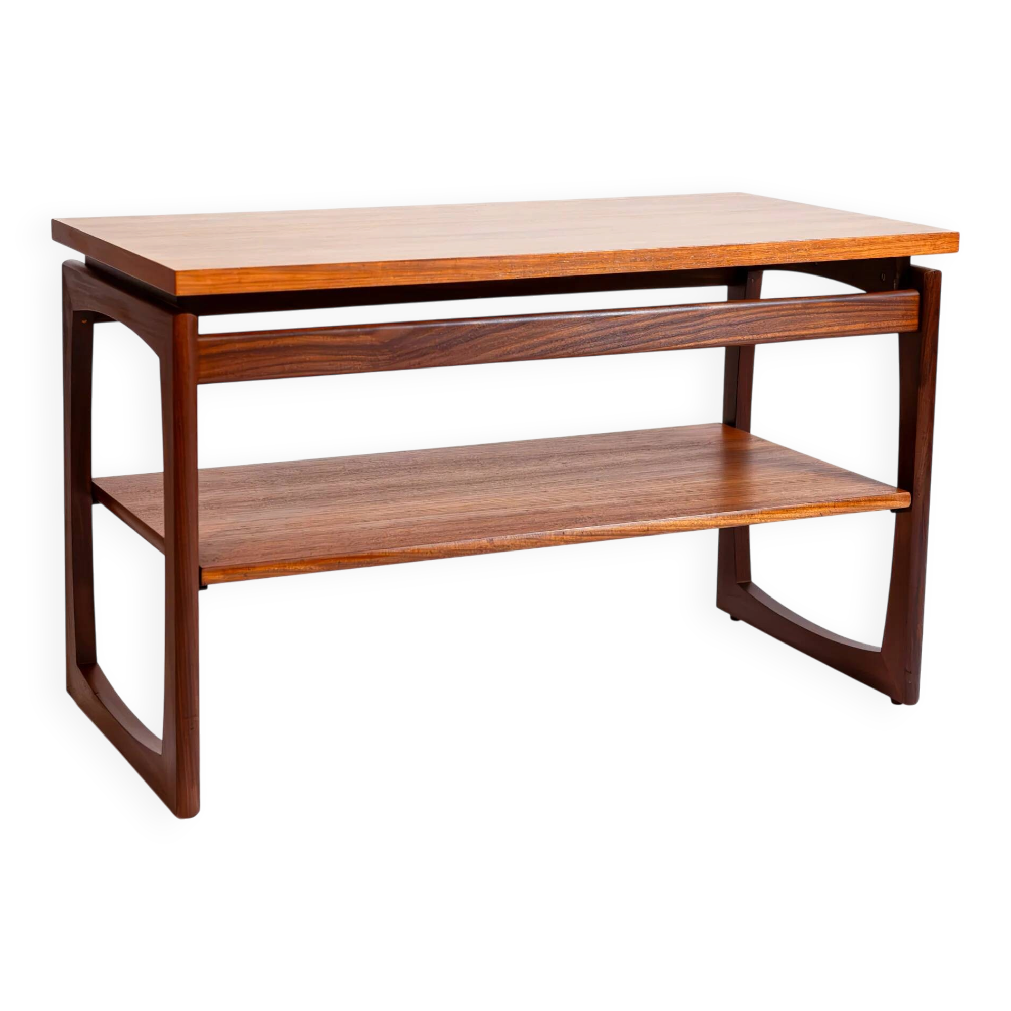 Vintage G-Plan Quadrille coffee table / side table with lower shelf, England, 1960s
