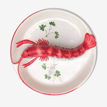 Flat serving Lobster flat round dinner dabbling
