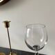 Old crystal stemmed glass vase