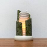 Postmodern stone table lamp, 1980s
