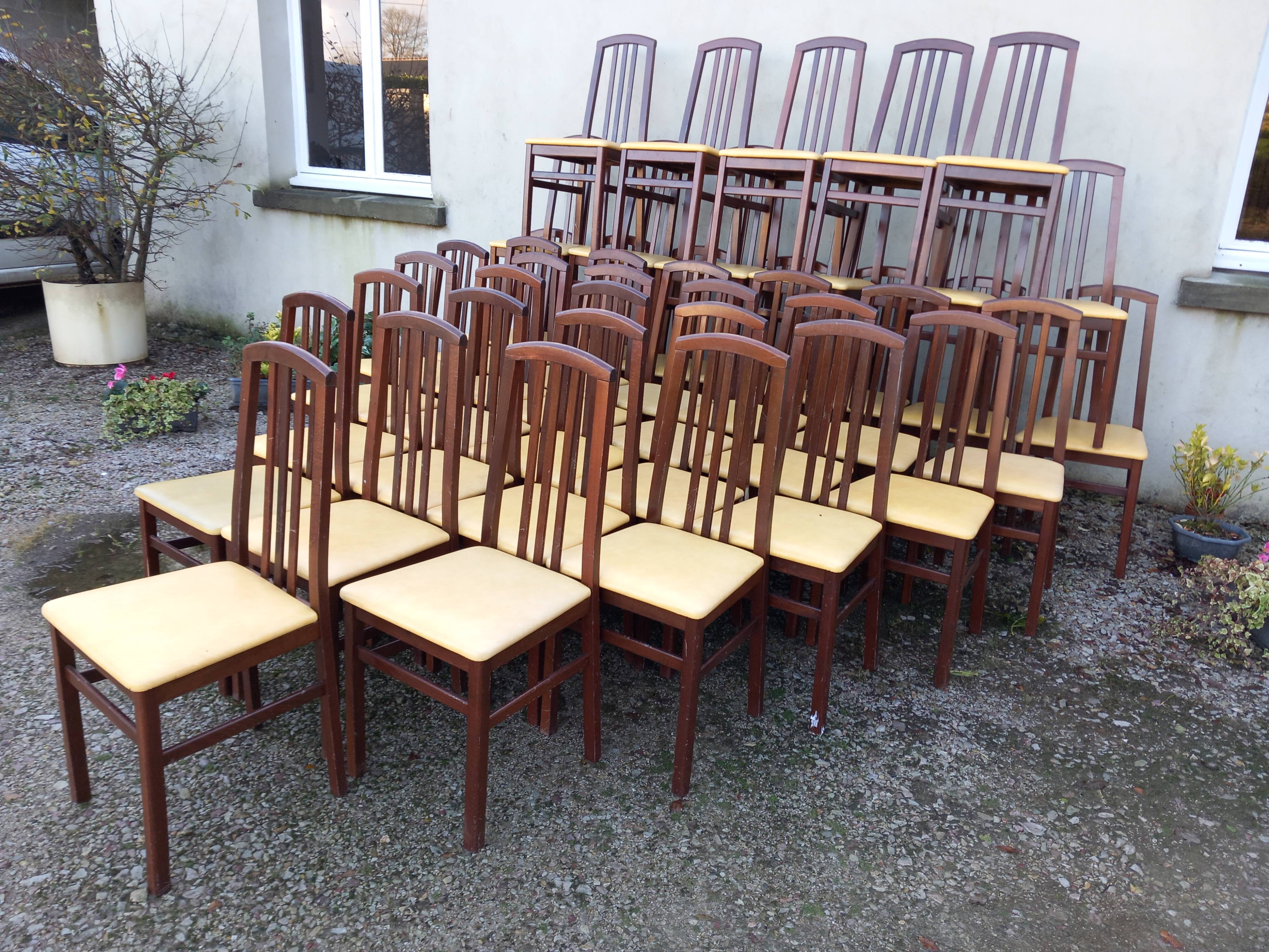 40 chairs