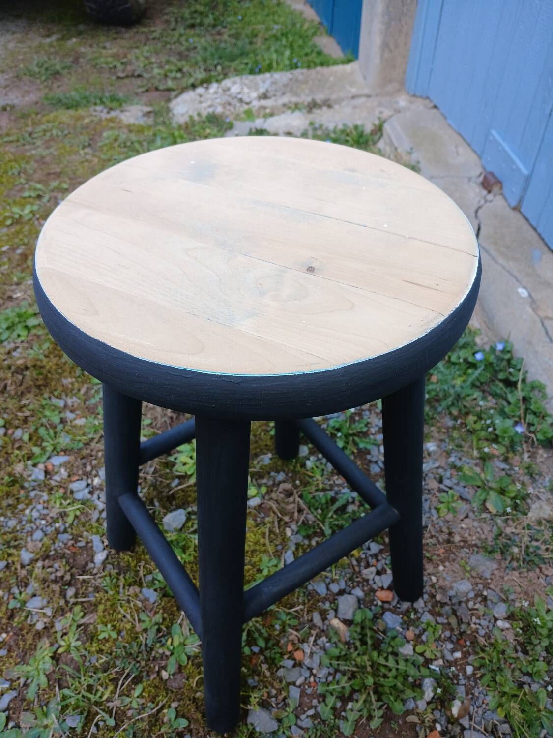Antique 4-legged stool