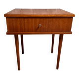 Vintage bedside table with clean lines