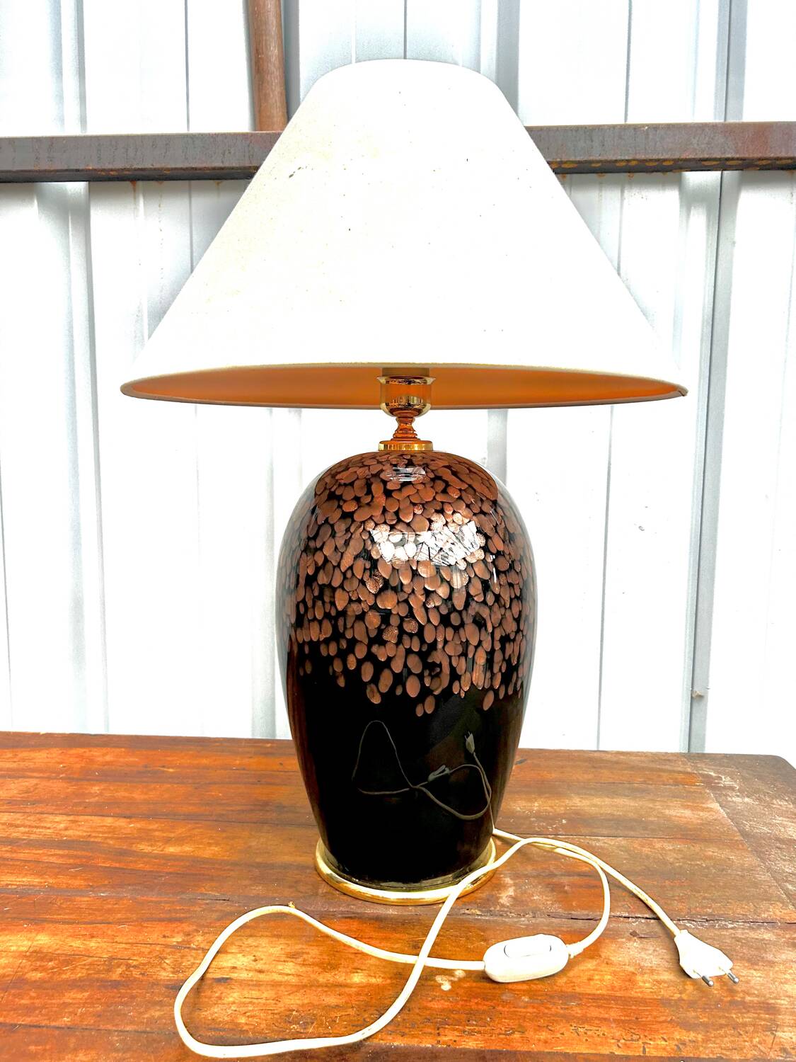 Aventurine Lamp in Murano Glass by V Nason, 1969