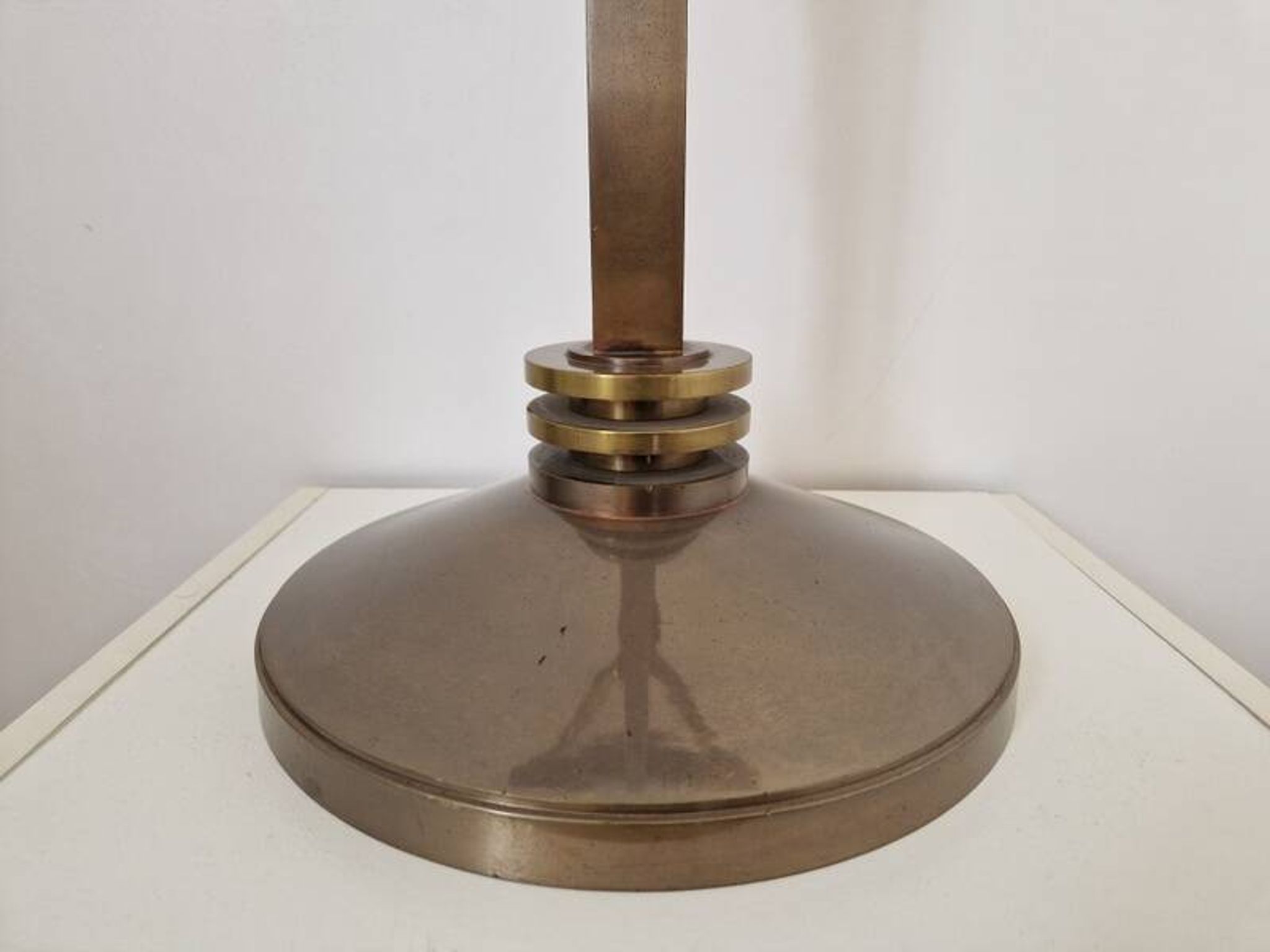 Jean Lambert-Rucki (1888-1967) - Important gilded bronze sculpture - Christ on the cross - Signed