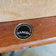 Danish Teak Footstool, Black Skai Leather, 1960s Spøttrup Design