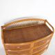 Commode en rotin  et laiton